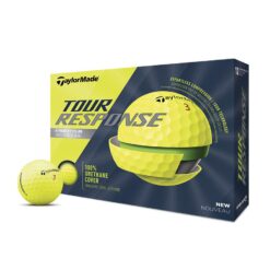 Taylormade Tour Response Hi-Res Yellow Golf Balls 1 Dozen - 2020