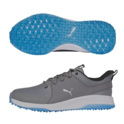 Puma Grip Fusion Pro 3.0 Golf Shoes Quiet Shade/Silver/Blue - 2021