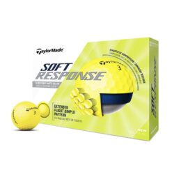 Taylormade Soft Response Matte Yellow Golf Balls 1 Dozen - 2020