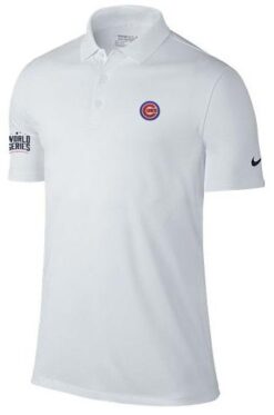 Nike Chicago Cubs World Series Logo Victory Solid Polo