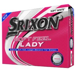 Srixon Soft Feel Lady 7 White Golf Balls - 1 Dozen