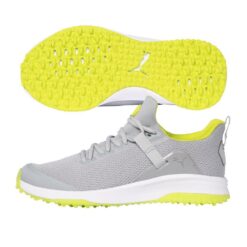 Puma Fusion EVO Golf Shoes High Rise/Lime Punch - 2021