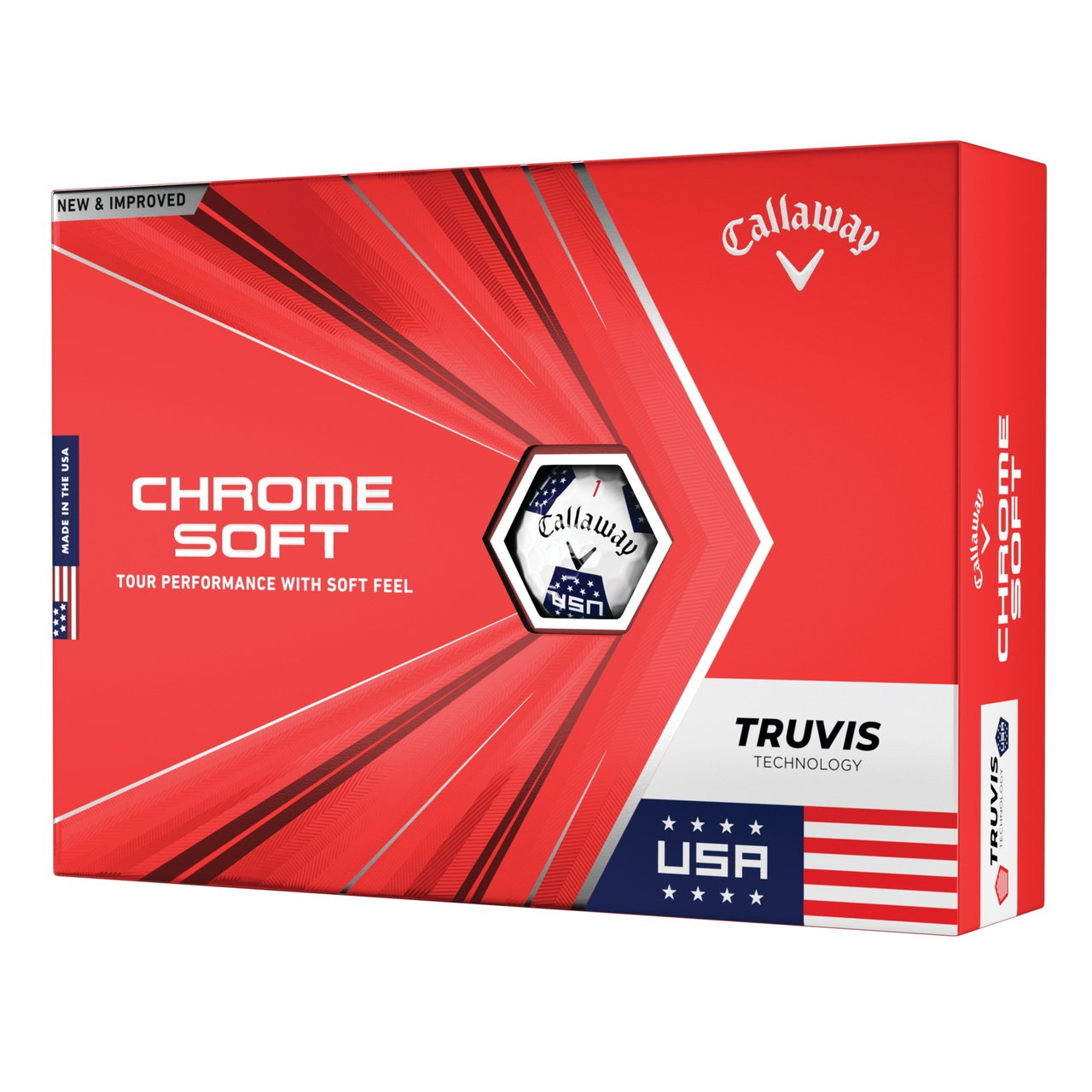 Callaway Chrome Soft Truvis USA Golf Balls