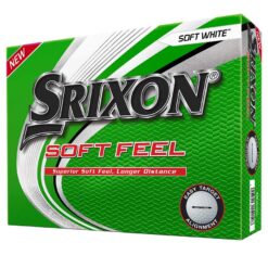Srixon Soft Feel 12 White Golf Balls - 1 Dozen