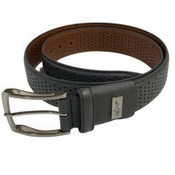 Greg Norman Mens Perforated Golf Belt