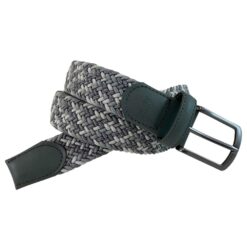 Greg Norman Mens Multicolor Braided Golf Belt