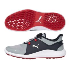 Puma IGNITE FASTEN8 Disc Golf Shoes Quarry/Silver - 2021