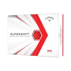 Callaway Supersoft Matte Red Golf Balls 1 Dozen 2021